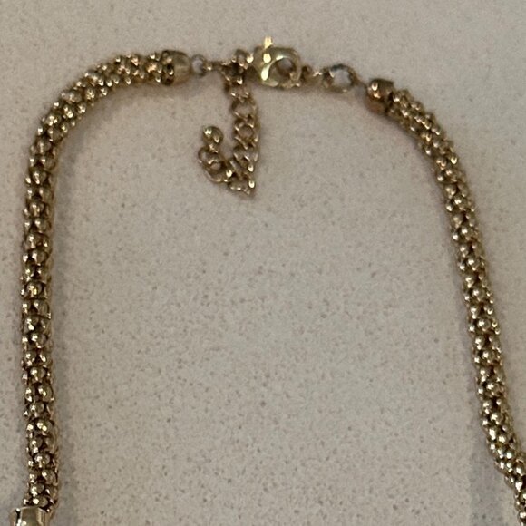 Gorgeous Necklace Green Glass and Mixed Materials - Picture 3 of 8